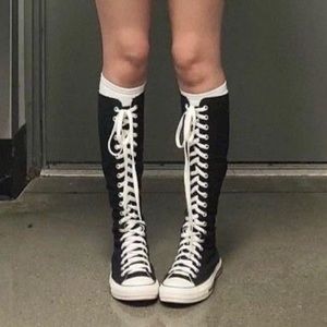 Knee high converse
